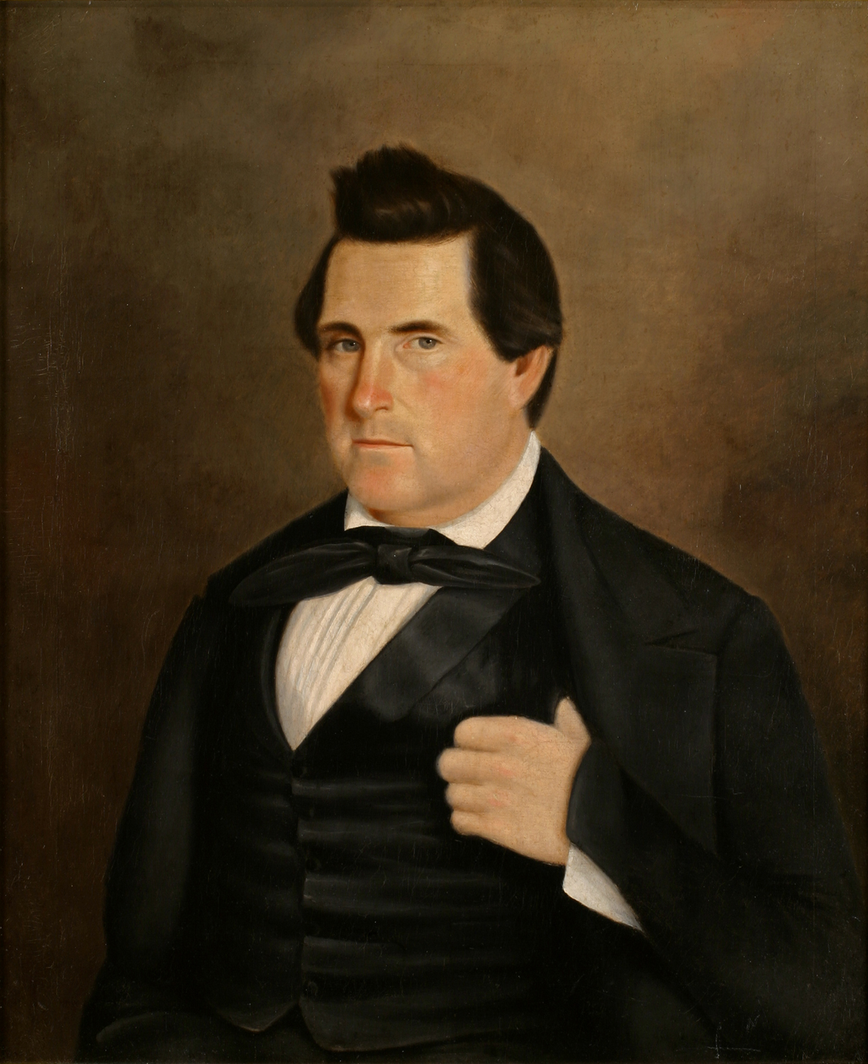George Caleb Bingham (American, 1811–1879) Portrait of James Madison Gordon, after 1860 Oil on canvas Gift of John Ashford in honor of Carolyn M. Ashford (2006.9)