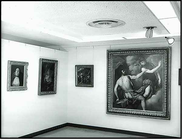 1961Museum Gallery with Kress paintings in Ellis Library