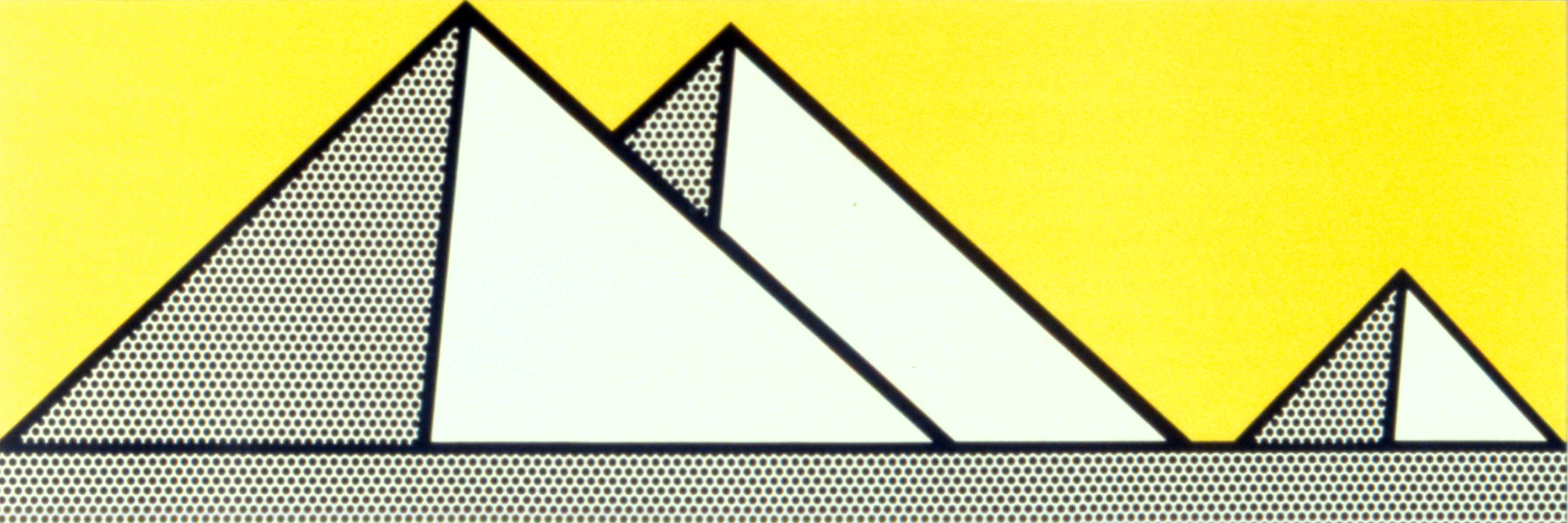 Pyramids by Roy Lichtenstein
