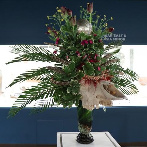 floral arrangement by Blooms and Wishes