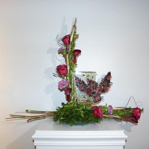 Floral arrangement by Mizzou SAIFD